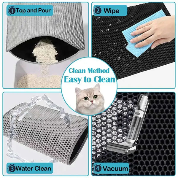 Easy Clean Cat Litter Mat