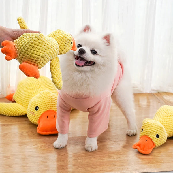 Quacking Duck Dog Toy